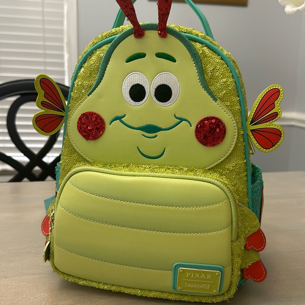 A Bug’s Life Heimlich sequined Mini Backpack Pixar Loungefly